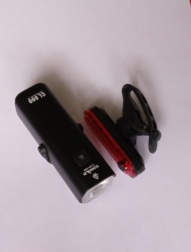 Zdjęcie oferty: Towild CL600 przednia lampka rowerowa + tylna Cyclezone 