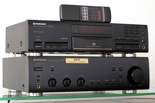 Zdjęcie oferty: Wieża zestaw stereo Pioneer A-304R + CD PD-S504 + pilot