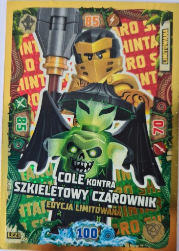 Zdjęcie oferty: KARTA LE 23 LEGO NINJAGO 6 WYSPA COLE CONTRA 