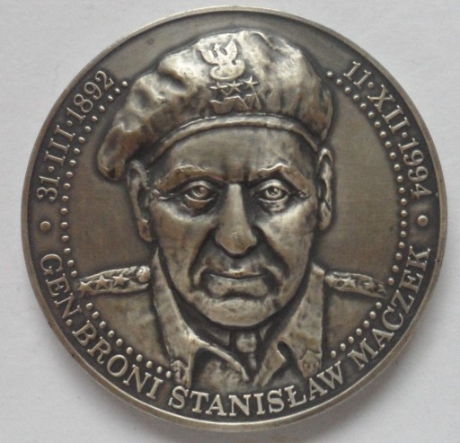 Zdjęcie oferty: Gen. Stanisław Maczek - I DYWIZJA PANCERNA medal