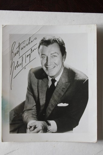 Zdjęcie oferty: autograf autograph Robert Taylor