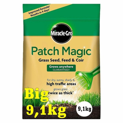 Zdjęcie oferty:  Nasiona trawy Miracle-Gro 9,1 kg Patch Magic Gras