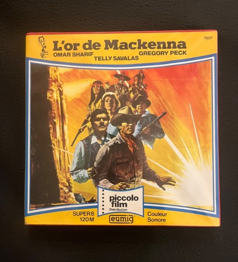 Zdjęcie oferty: Film "Złoto Mackenny" z 1969 super 8mm western