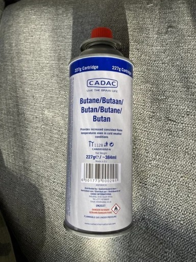 Zdjęcie oferty: Kartusz gaz firmowy pewwny cadac 227g 384ml