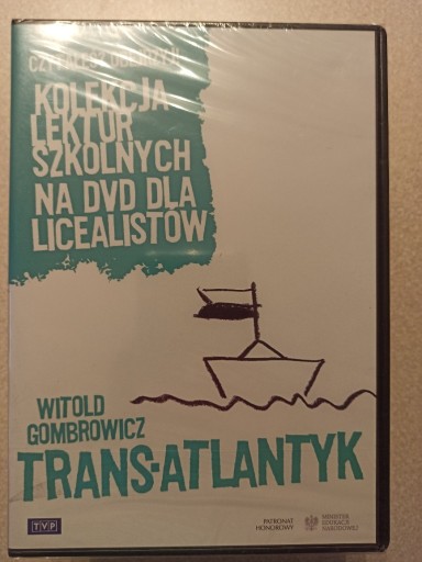 Zdjęcie oferty: TRANS-ATLANTYK GOMBROWICZ KOLEKCJA LEKTUR DVD