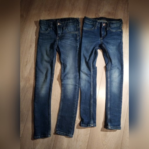 Zdjęcie oferty: jeansy dziewczęce HM slim rozm 116