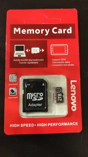 Zdjęcie oferty: Karta pamięci microSD 2TB (2000GB) + adapter
