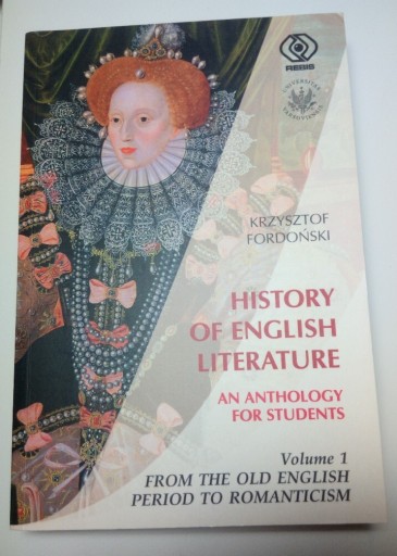 Zdjęcie oferty: Książki English Literature K. Fordoński vol 1 i 2
