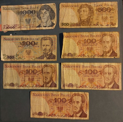Zdjęcie oferty: Banknoty polskie stare