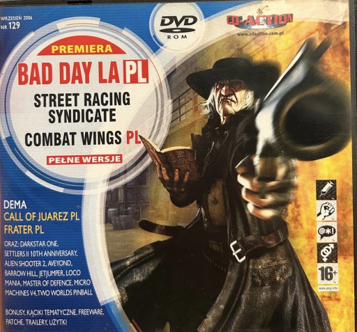 Zdjęcie oferty: Gry PC CD-Action DVD 129: Bad Day LA, Combat Wings