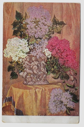 Zdjęcie oferty: L. Stasiak 1920r. Kwiaty Bzy 