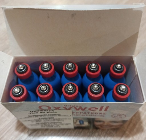 Zdjęcie oferty: Naboje O2 tlenowe do syfonu Oxywell 10*10ml 