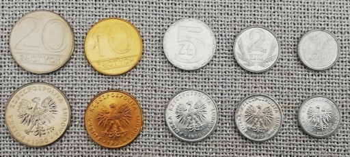 Zdjęcie oferty: 5 monet z 1990r.