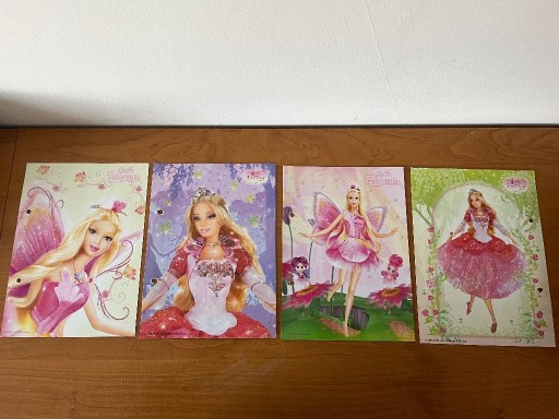 Zdjęcie oferty: Karteczki 4 szt Barbie Unikatowe