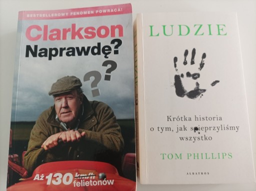 Zdjęcie oferty: pakiet 2 książek: Clarkson + Ludzie