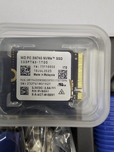 Zdjęcie oferty: Dysk SSD Western Digital SN740 1TB + obudowa 