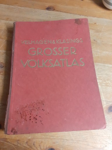 Zdjęcie oferty: Stary Atlas niemiecki 1941 rok