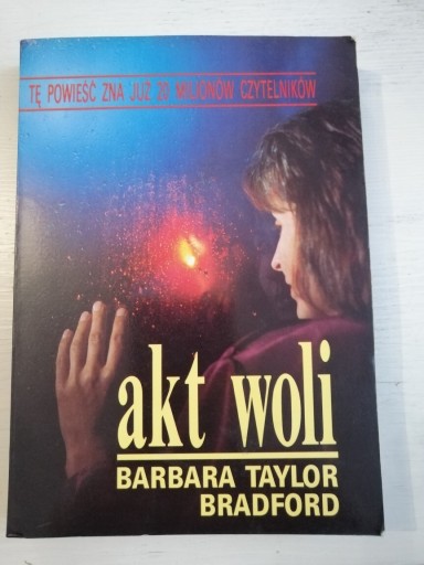 Zdjęcie oferty: AKT WOLI - BARBARA TAYLOR  BRADFORD