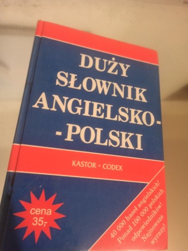 Zdjęcie oferty: Duży słownik angielsko polski