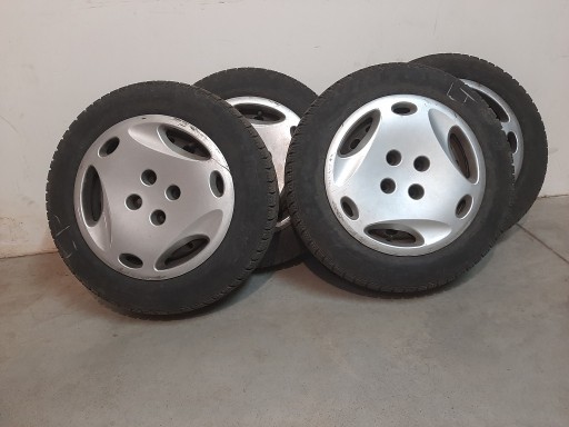 Zdjęcie oferty: Koła - opony zimowe 165/70 R14, felgi stalowe 4x100, kołpaki