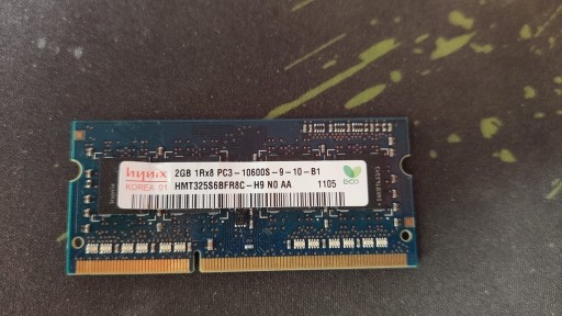 Zdjęcie oferty: Pamięć DDR3 HYNIX 2GB SODIMM