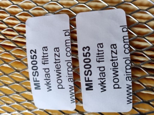 Zdjęcie oferty: Zestaw Filtrów powietrza MFS0052/MFS0053