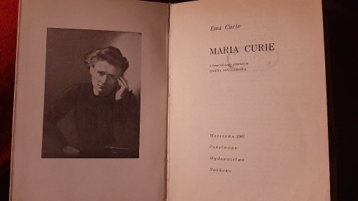 Zdjęcie oferty: Maria Curie Ewy Curie przeł. Hanna Szyllerowa