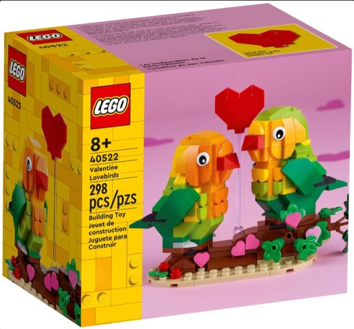 Zdjęcie oferty: LEGO 40522 Walentynkowe papużki nierozłączki