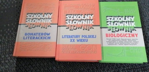 Zdjęcie oferty: Szkolne słowniki