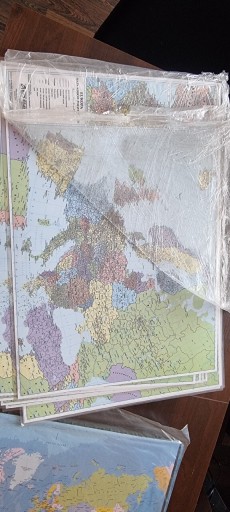 Zdjęcie oferty: Mapa kodowa europy podkładka biurkowa z kodami