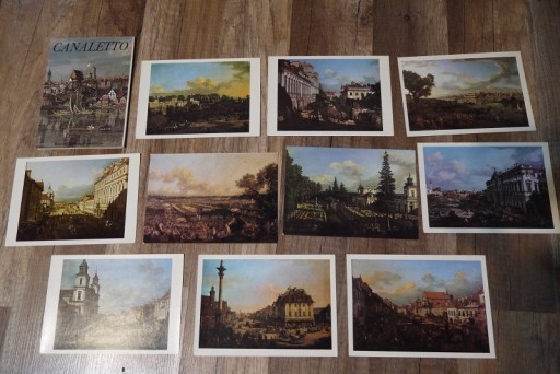 Zdjęcie oferty: Pocztówki w obwolucie Canaletto + portret królewsk