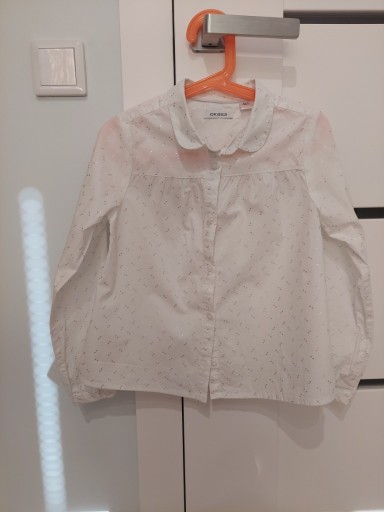 Zdjęcie oferty: Biała koszula dla dziewczynki na 8 lat (128 cm)