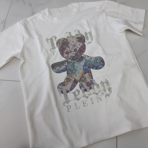 Zdjęcie oferty: Koszulka miś teddy opalizujące cyrkonie roz. Uni