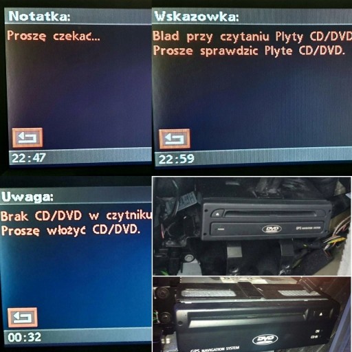 Zdjęcie oferty: NAPRAWA czytnik nawigacji DVD BMW X3 X5 E46 E38 