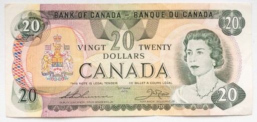 Zdjęcie oferty: Kanada 20 dolarów 1979 P.93