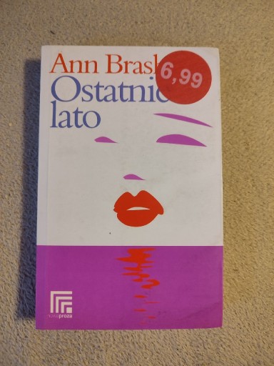 Zdjęcie oferty: Ostatnie lato Ann Brashares