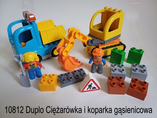 Zdjęcie oferty: 10812 Lego Duplo Ciężarówka i koparka gąsienicowa