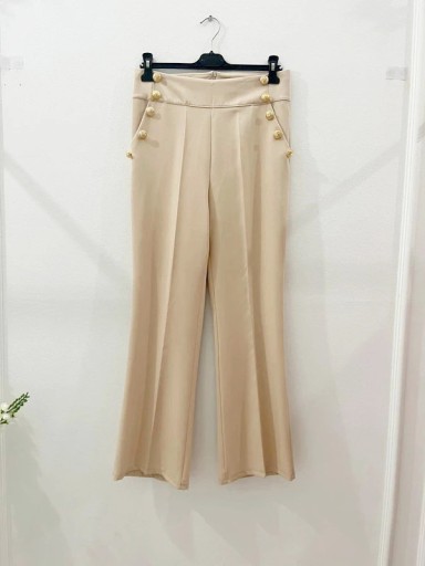 Zdjęcie oferty: Spodnie dzwony złote guziki 40 L