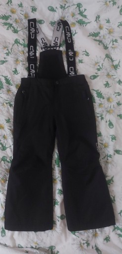 Zdjęcie oferty: Spodnie na szelki cmp 110 uniwersalne czarne 