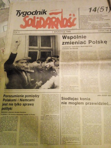 Zdjęcie oferty: Solidarność 1/09/1989