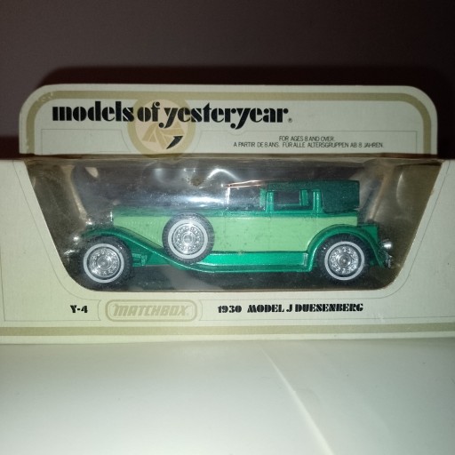 Zdjęcie oferty: Matchbox models of yesteryear Y-4 j duesenberg 