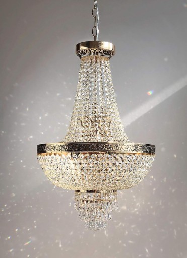 Zdjęcie oferty: Kryształowy korkus, kryształowa lampa wisząca