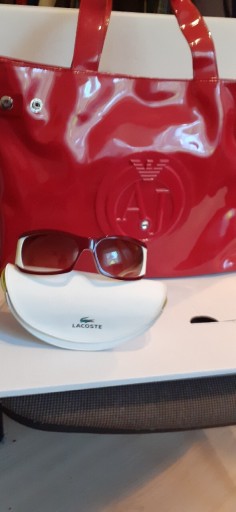 Zdjęcie oferty: Lacoste okulary gratis torebka Armani