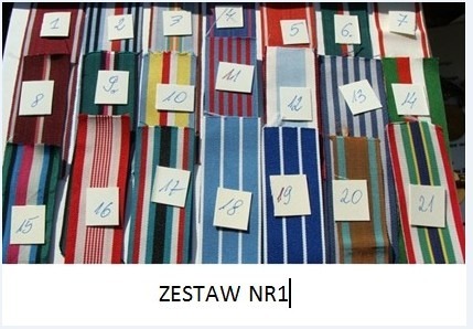 Zdjęcie oferty: WSTĄŻKI DO ODZN ZEST NR I,II,III,IV,V,VI,VII,VIII