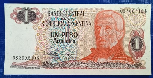 Zdjęcie oferty: Banknot , Argentyna, 1 Peso 