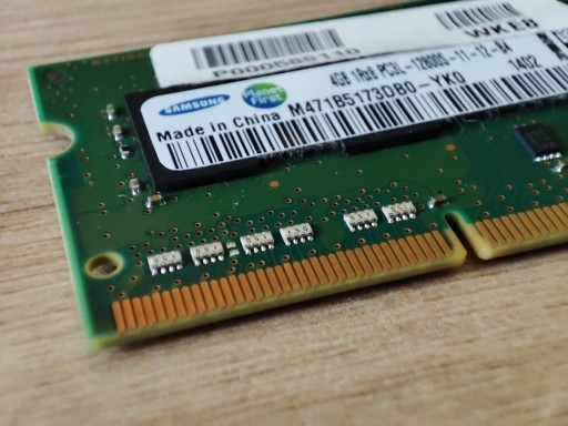Zdjęcie oferty: PAMIĘĆ DDR3 SAMSUNG 4GB 1Rx8 PC3L-12800S-11-12-B4