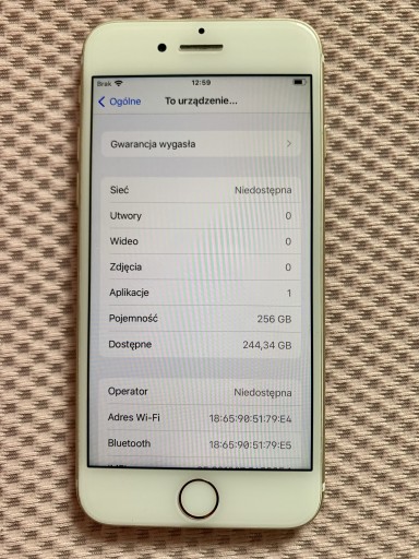 Zdjęcie oferty: iPhone 7 256GB Gold