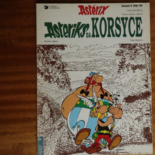 Zdjęcie oferty: ASTERIKS 20 Asteriks na Korsyce WYD.1 1994 Rysunek