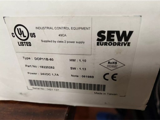 Zdjęcie oferty: SEW Eurodrive DOP11B-60 HMI 15" 