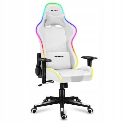 Zdjęcie oferty: Fotel Gamingowy gracza Huzaro Force 6.2 White RGB 